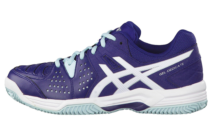 ASICS Gel Dedicate 4 Running Shoes Women's Low Top Blue/White