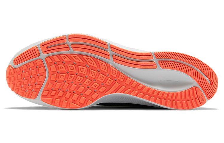 Мужские кроссовки Nike Pegasus 37 Fast City (черно-бело-оранжевый) — 黑白橘 — фото 6