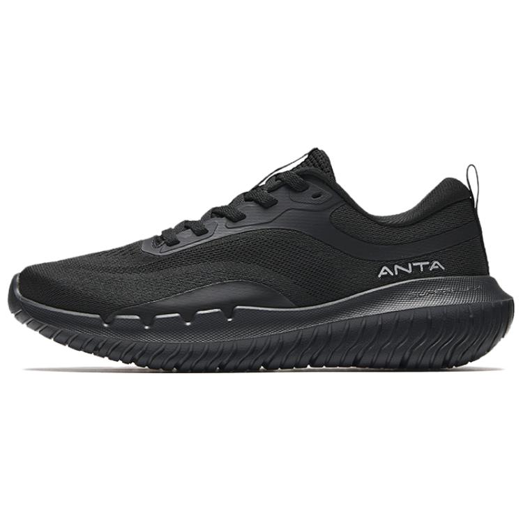Anta Abrasion Resistant Lightweight Low top Casual Running Shoes Women’s Basic Black