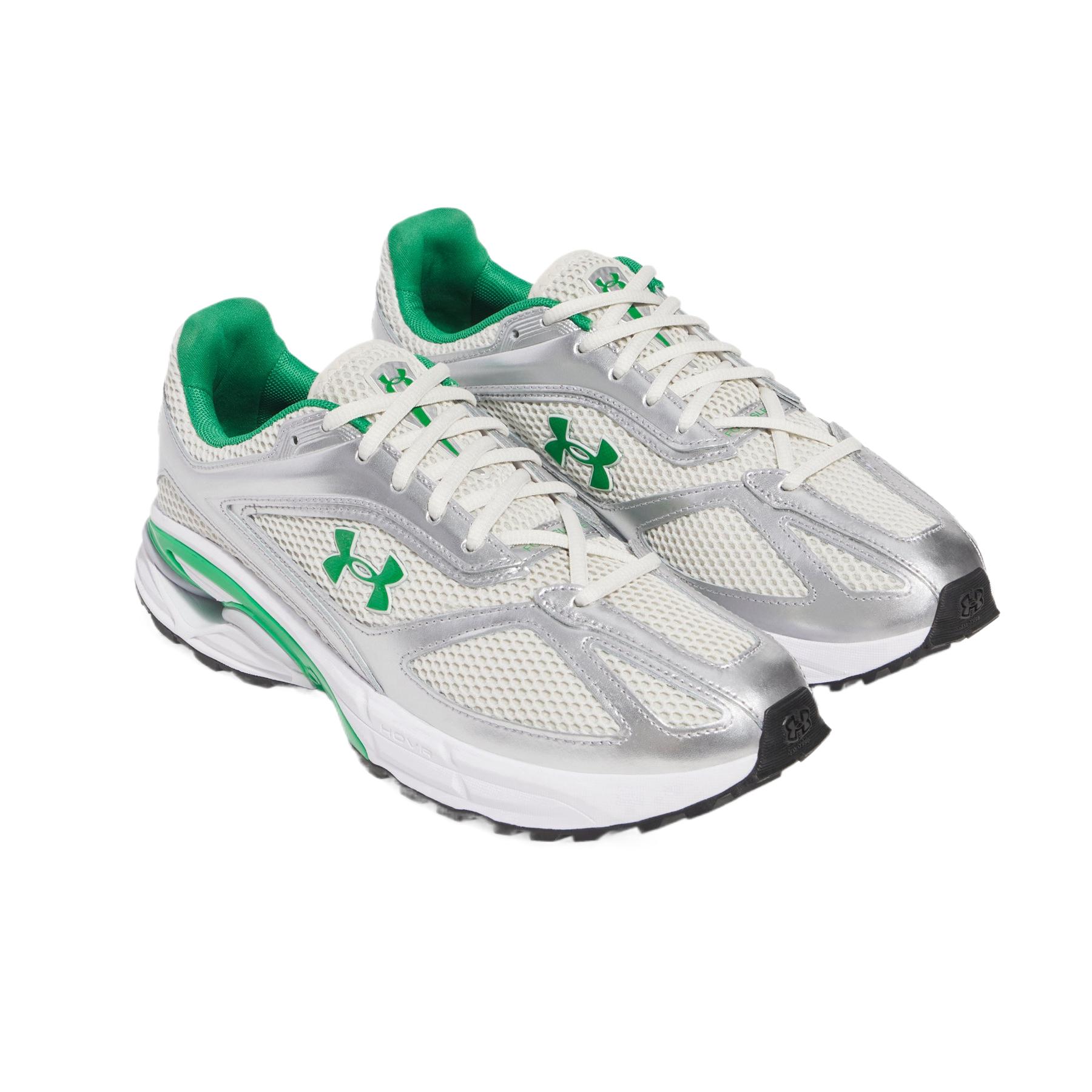 Under Armour Hover Apparition Synthetic Leather Low top Casual Running Shoes Unisex Gray
