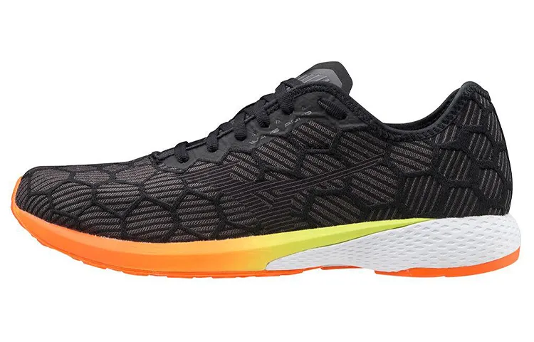 Mizuno Aero 18 Running Shoes Men's Low Top Black/Orange