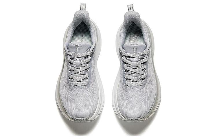 Anta Cushioning Lightweight Low top Running Shoes Women’s White Gray
