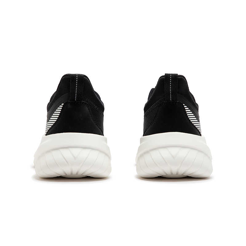 361° Abrasion Resistant Slip Resistant Low top Casual Running Shoes Men’s Black White