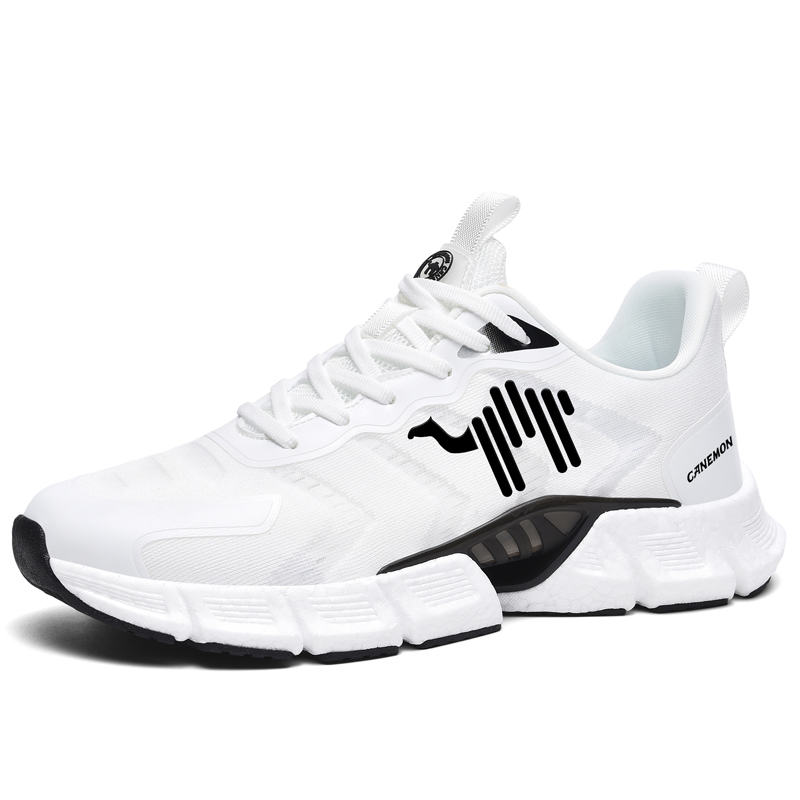 LINGHANGLUOTUO Mesh, Textile Slip Resistant And Breathable Coverage Low top Sprint Running Shoes Men’s