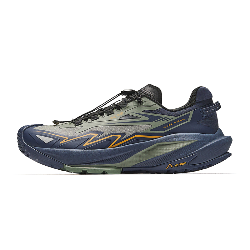 Anta Tracker Cushioning, Wear Resistant Low top Running Shoes Men's Ink Blue