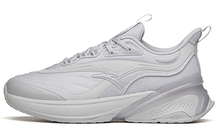 Anta C37 2.0 Fabric Cushioning Abrasion Resistant Slip Resistant Low top Running Shoes Women’s Floating Cloud Gray