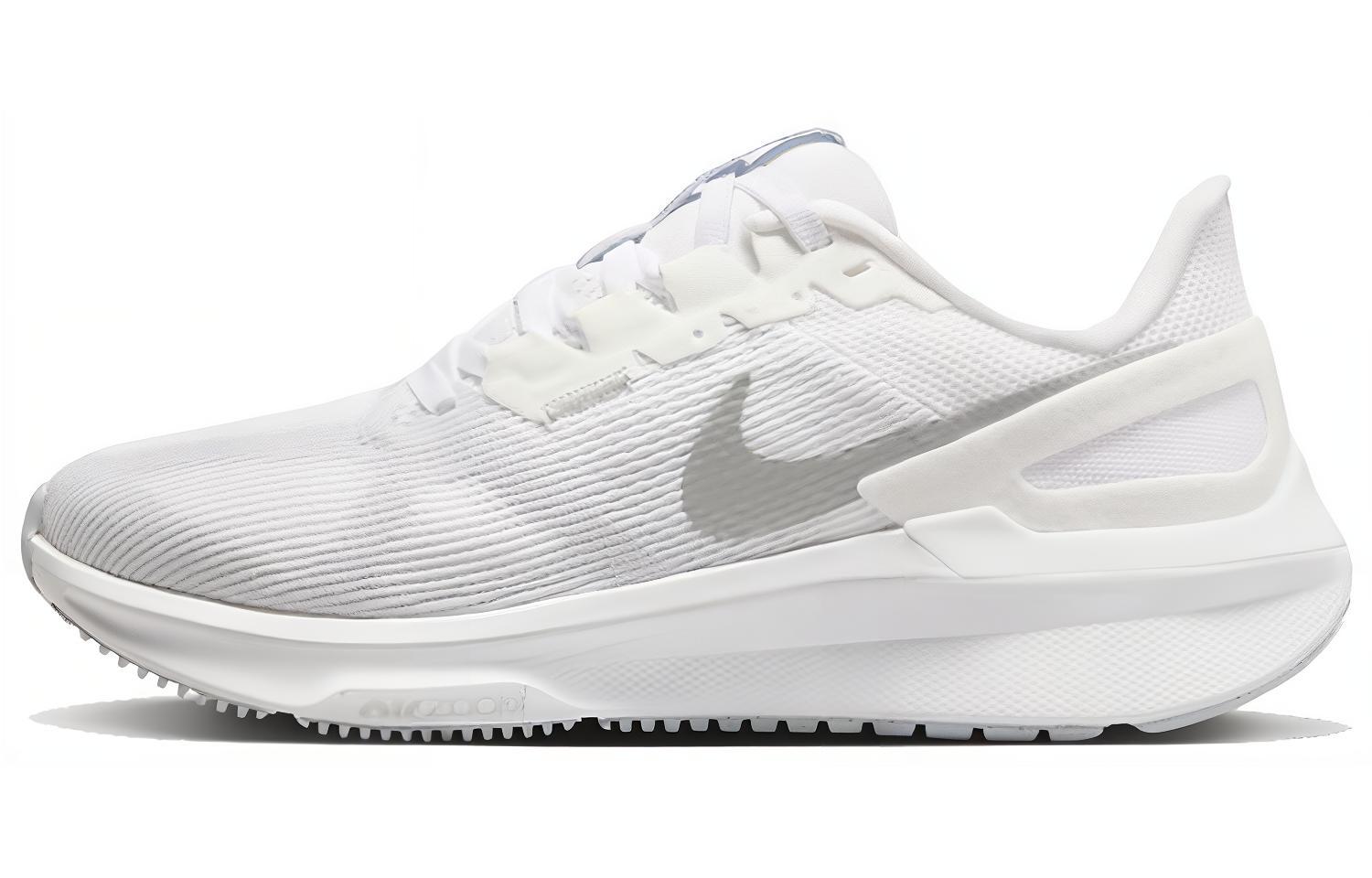 Nike Zoom Structure 25 Comfortable and Versatile Support Low-top Casual Long-distance Urban Commuting Running Shoe Women's White
