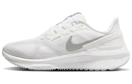Nike Zoom Structure 25 White Metallic Silver Women's