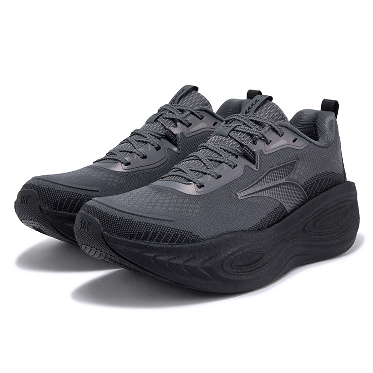 361° Blast Foam 5.0 Low top Casual Running Shoes Men’s Gray Black