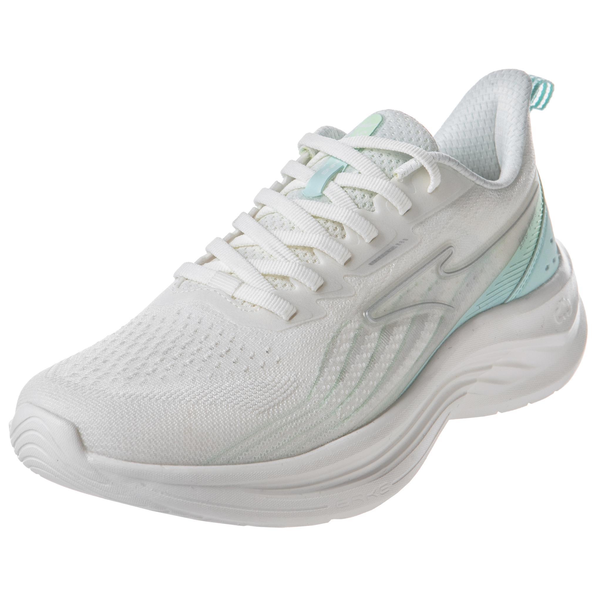 Erke Comfortable Cushioning Abrasion Resistant Cushioning, Wear Resistant Low top Running Shoes Women’s White Green