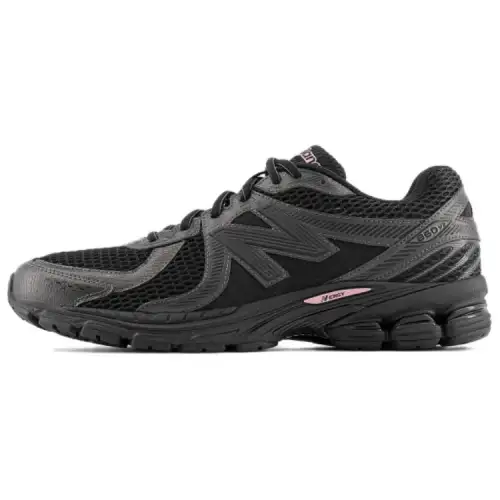 New Balance 860 Mid top Casual Shoes Unisex Black Pink