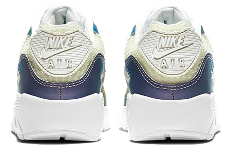 Женские кроссовки Nike Air Max 90 20 "Bubble Pack" (сине-зеленый) — Синийзелёный — фото 5