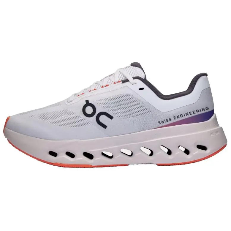 On Cloudsurfer Next Soft And Comfortable Slip Resistant Abrasion Resistant Low top Running Shoes Women's Light Gray