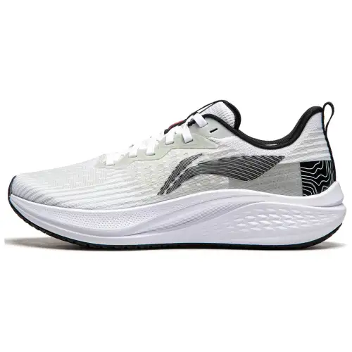 Li Ning Red Hare 7 Cushioning Slip Resistant Lightweight Low top Training Racing Running Shoes Women's Standard White