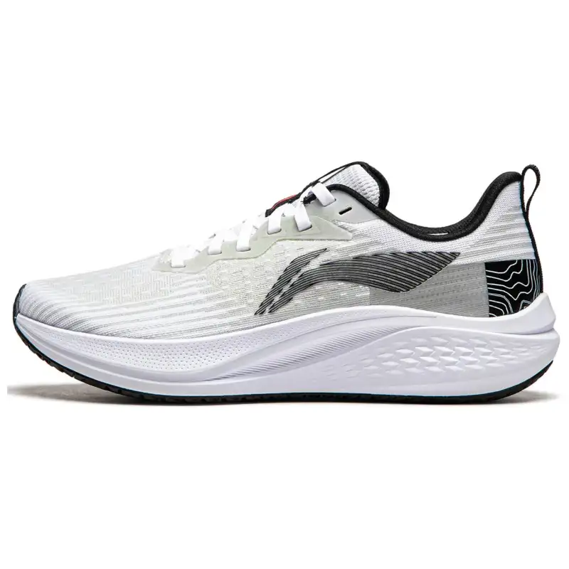 Li Ning Red Hare 7 Cushioning Slip Resistant Lightweight Low top Training Racing Running Shoes Women's Standard White