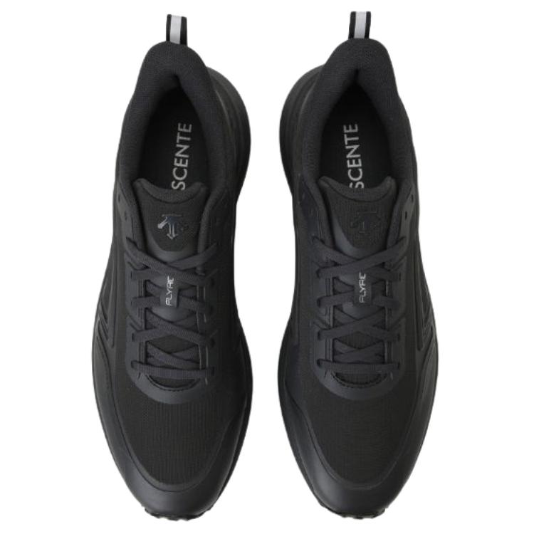 DESCENTE Flyridge Low top Casual City Commuting Running Shoes Unisex Black