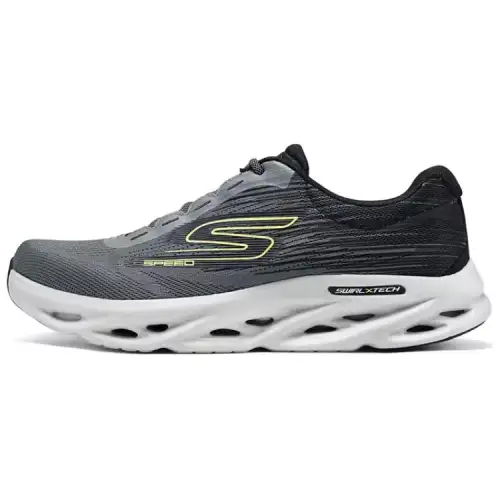 Skechers GO RUN Swirl Tech Speed Soft And Comfortable Abrasion Resistant Abrasion Resistant Low top Running Shoes Men's