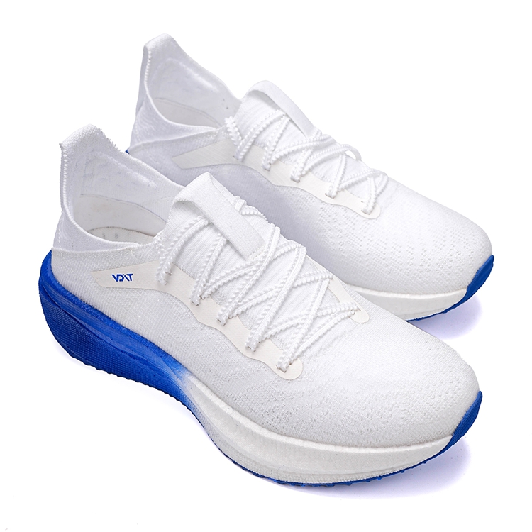VOIT Running Shoes Unisex Low Top White Colorful Blue