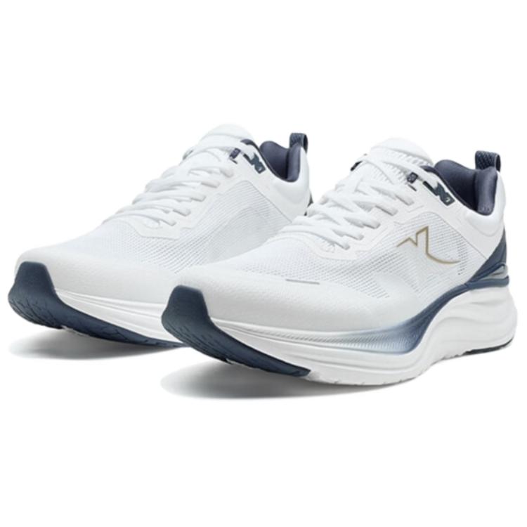 XTEP Cloud 1.0 Wrapping, Wear Resistant And Non Slip Low top Casual Running Shoes Men’s White Blue