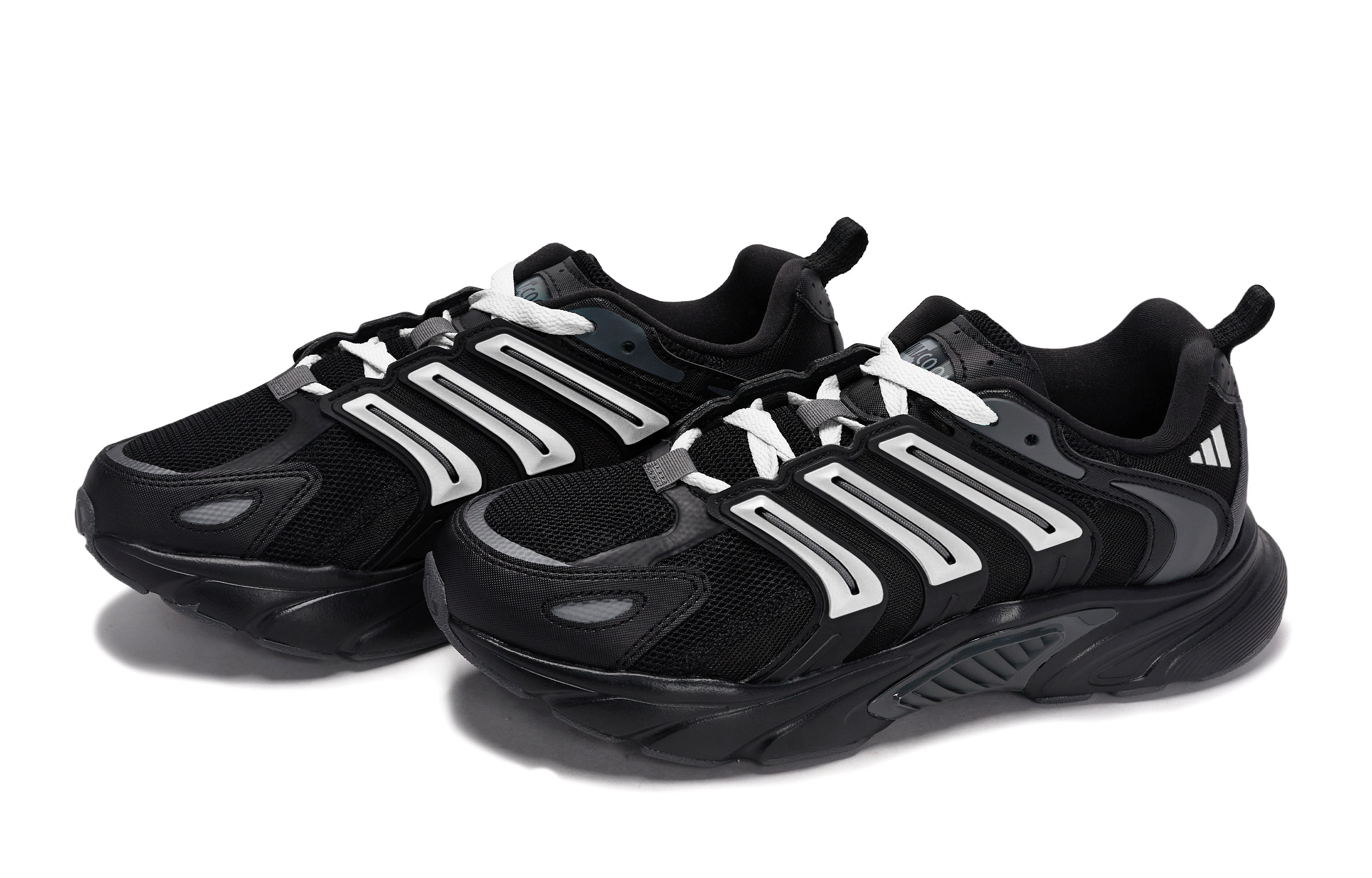 Adidas CLIMACOOL BOUNCE Slip Resistant Abrasion Resistant Low top Running Shoes Unisex Black White