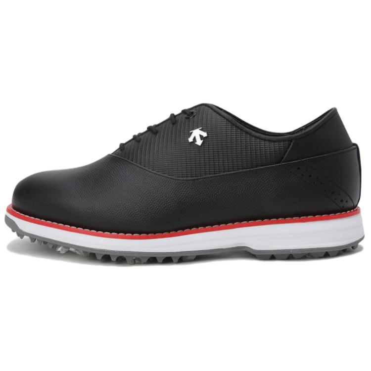 DESCENTE PRO CLASSIC LACE Abrasion Resistant Breathable Low top Golf Shoes Men's Black