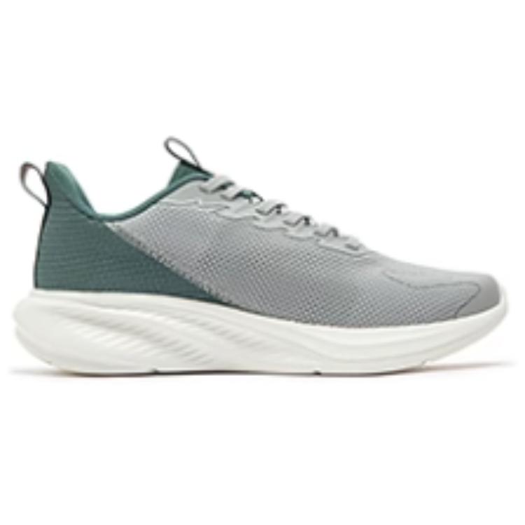 361° Cushioning Abrasion Resistant Cushioning, Wear Resistant Low top Running Shoes Men’s Gray Green