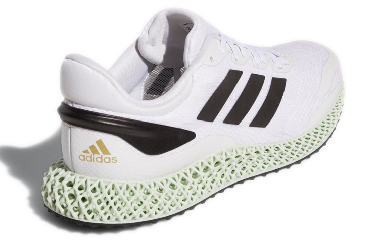 Кроссовки adidas 4D Run 1.0 (бело-зеленые) — фото 4