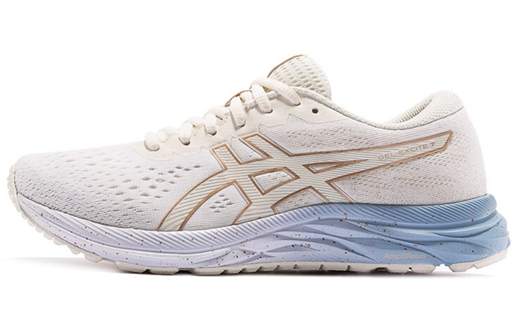Asics Gel Excite 7 Mesh, Textile Low top Running Shoes Women’s White Blue