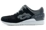 Asics Gel Lyte Comfortable Low top Running Shoes Unisex Black Charcoal Gray