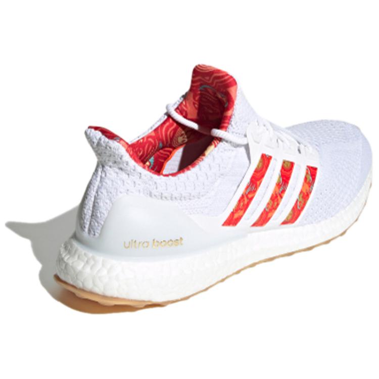 Кроссовки adidas ULT (белые с красным и золотым) — Белый / красный / золотой — фото 4
