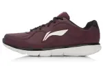 Li Ning Breathable Low top Running Shoes Men's Burgundy Purple