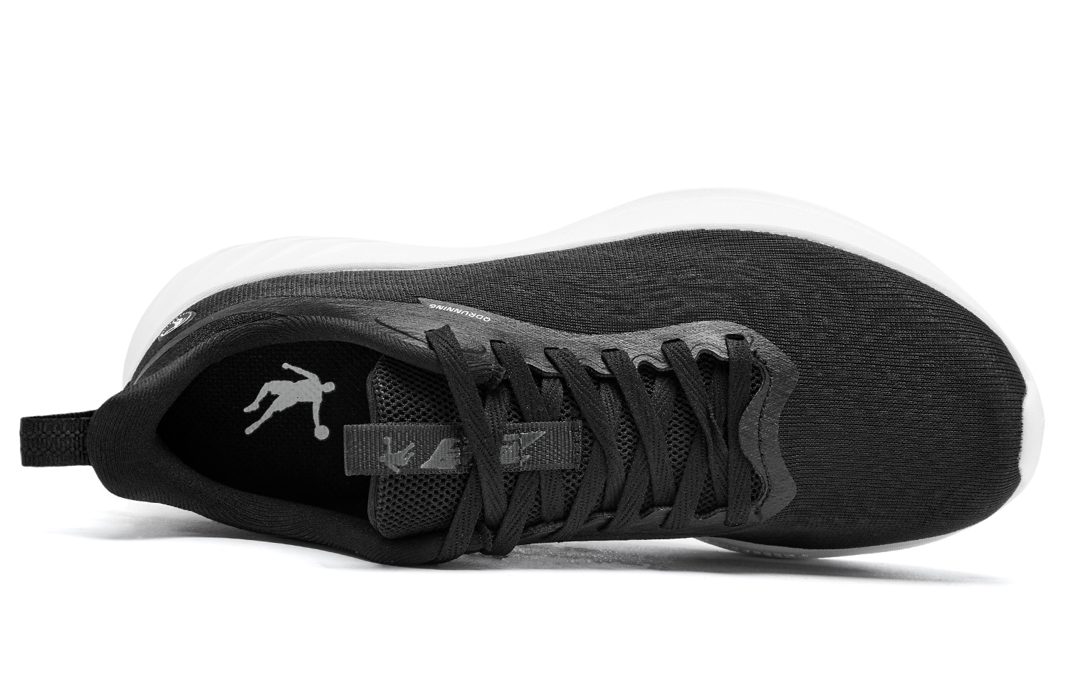 QIAODAN Cushioning Slip Resistant Abrasion Resistant Low top Casual Running Shoes Women’s Black