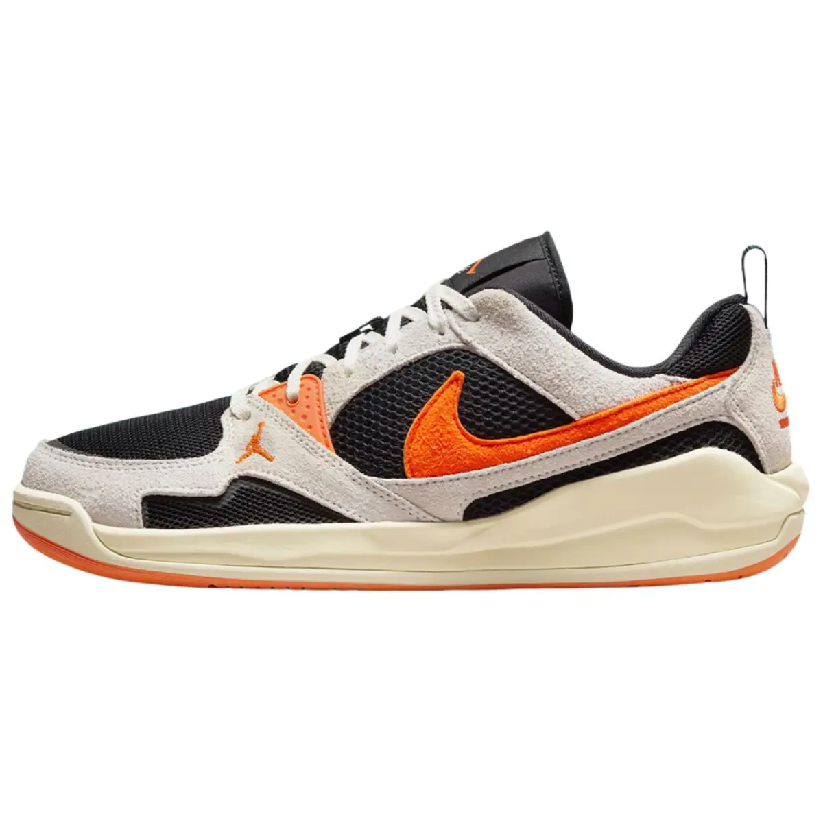 Jordan CMFT Era Breathable Low top Vintage Basketball Shoes Men's Black Orange