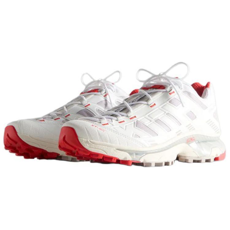 KITH x SALOMON XT 4K Low top Casual City Commuting Running Shoes Unisex White Gray