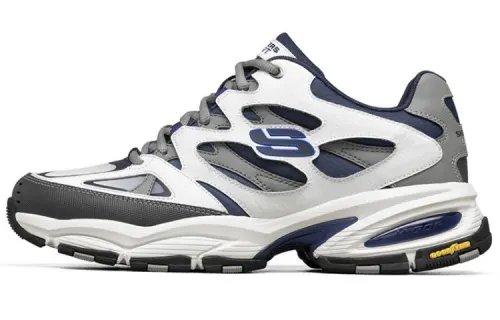 Skechers Vigor 3.0 Running Shoes White/Grey/Blue