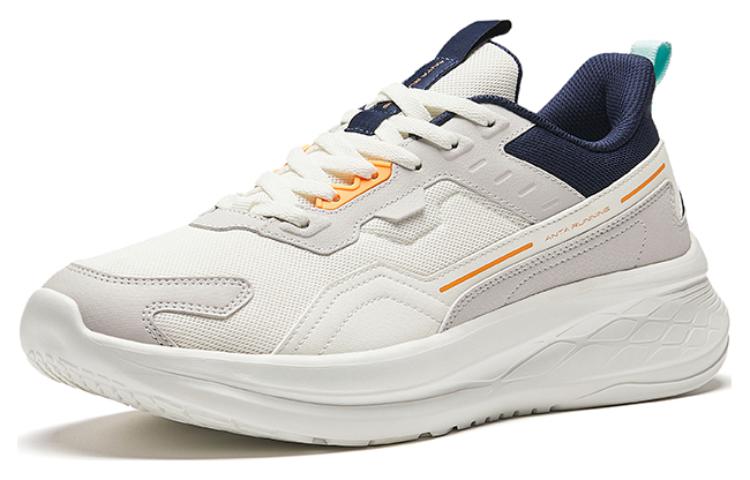Anta Comfortable Slip Resistant Abrasion Resistant Low top Running Shoes Men’s White