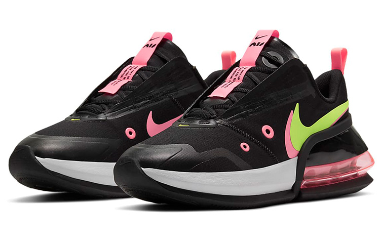 Женские кроссовки Nike Air Max Up (черно-розово-зеленые) — Чёрный / розовый / зелёный — фото 3