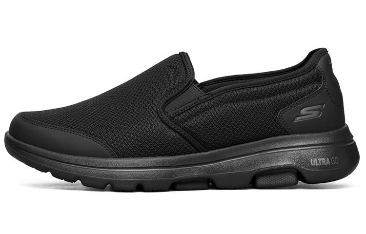 Skechers Skechers Go Walk 5 outdoor versatile mesh fabric TPU low-top casual running shoes men's black