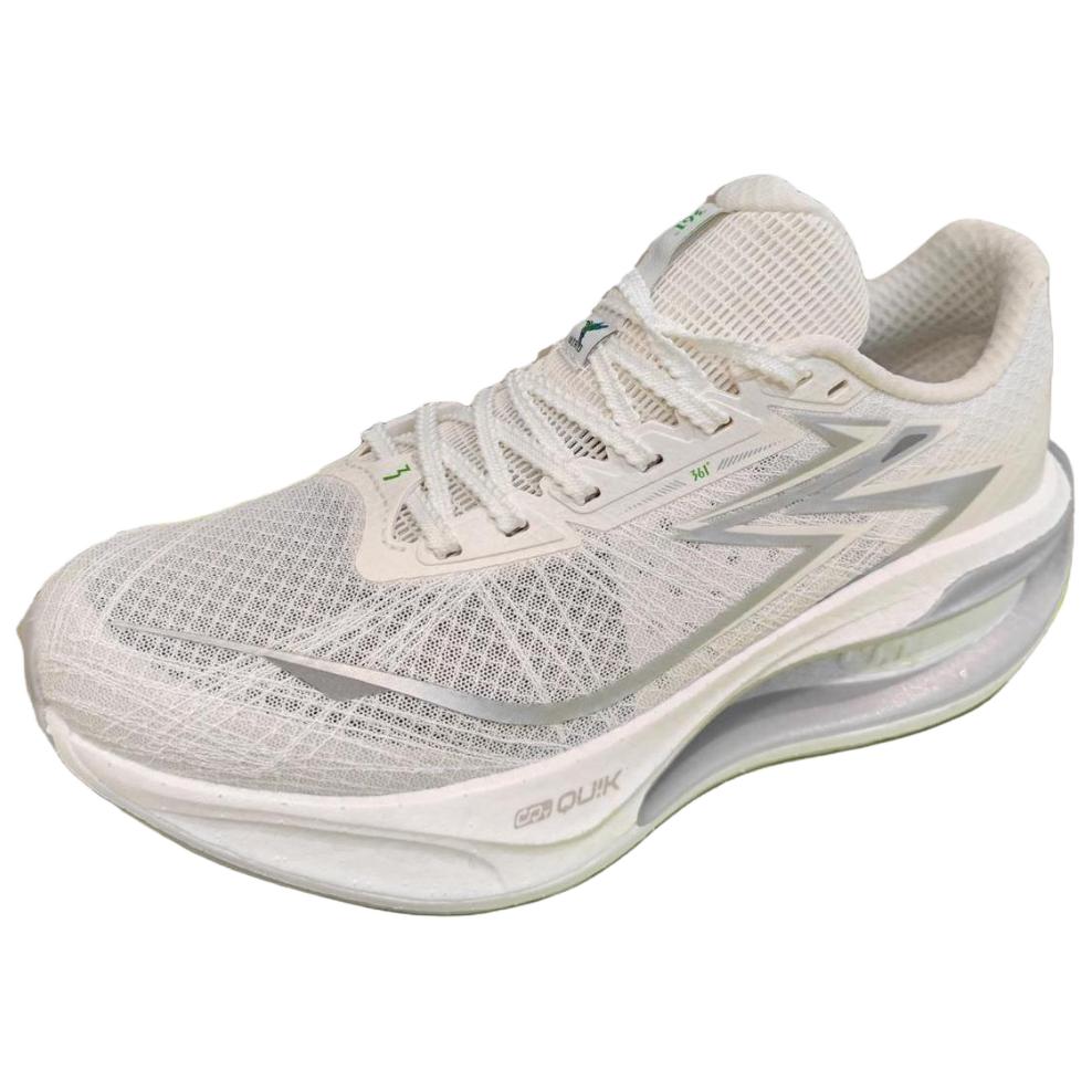 361° Slip Resistant, Abrasion Resistant, Breathable Low top Training Racing Running Shoes Men’s White