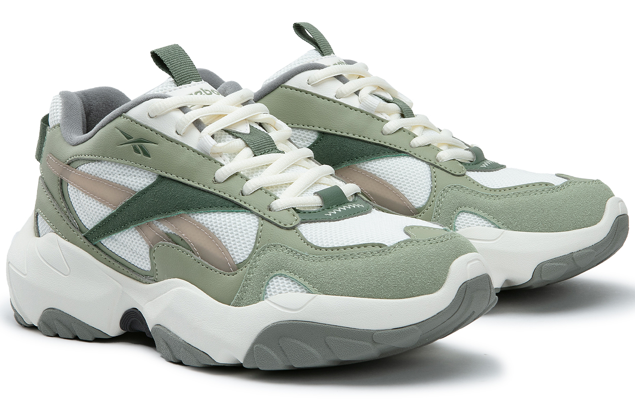 Reebok FLUFFI PUFF CN Low top Running Shoes Unisex White Green