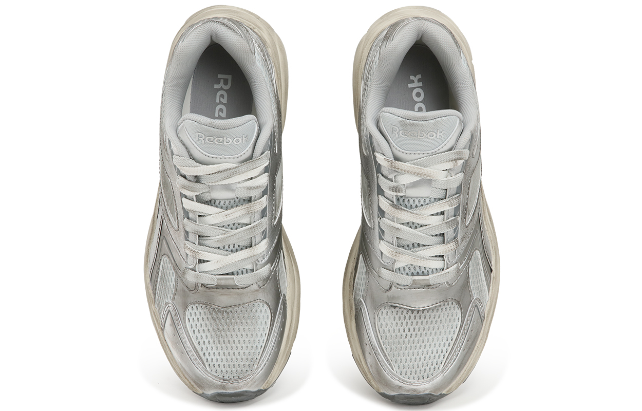 Reebok Low top Running Shoes Unisex Gray Silver
