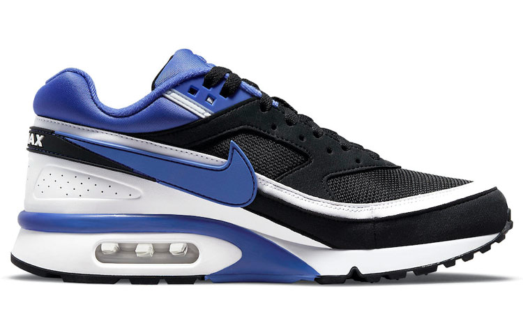 Мужские кроссовки Nike Air Max BW Persian Violet (черно-бело-синие) — Чёрный / белый / синий — фото 2
