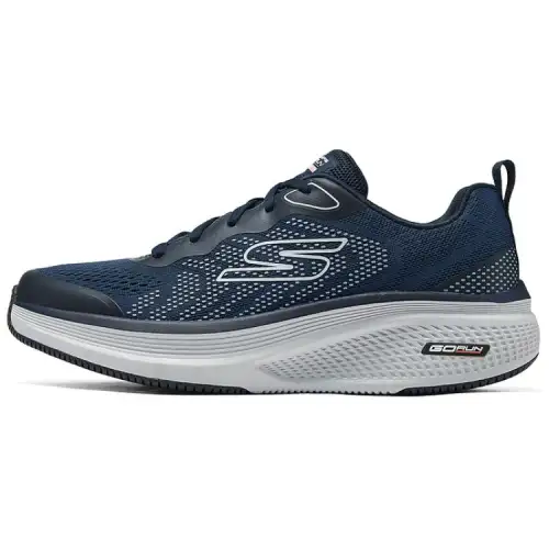 Skechers GO RUN Elevate 2.0 Lightweight Cushioning Breathable Low top Running Shoes Men's Army Blue