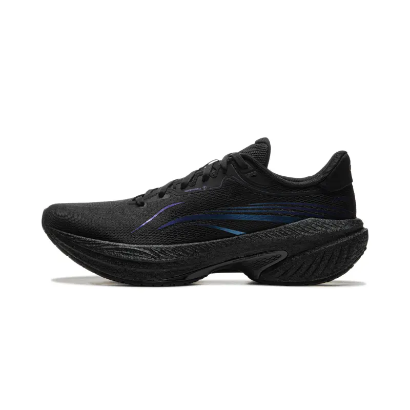 Li Ning Woshi 4.0 Protective Edition Fabric Low top Running Shoes Men's Black