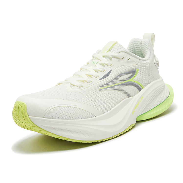 361° Cushioning Slip Resistant Breathable Low top Casual Running Shoes Men’s Feather White