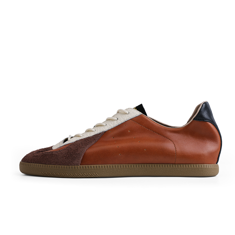 PANE Light training No-Gi series-CLYDESDALE Claes Dai draft horse, fashionable retro moral training thin sole, wear-resistant and lightweight, low-top lifestyle casual shoes, same style for men and women, brown