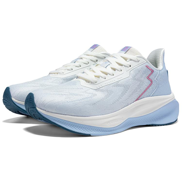 361° Abrasion Resistant Cushioning Low top Casual Running Shoes Women’s White Blue