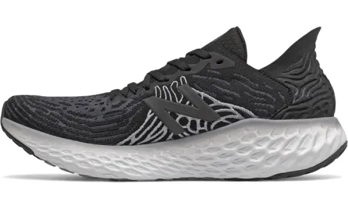 New Balance 1080 Fabric Cushioning Abrasion Resistant Lightweight Low top Running Shoes Men's Black Wide Fit