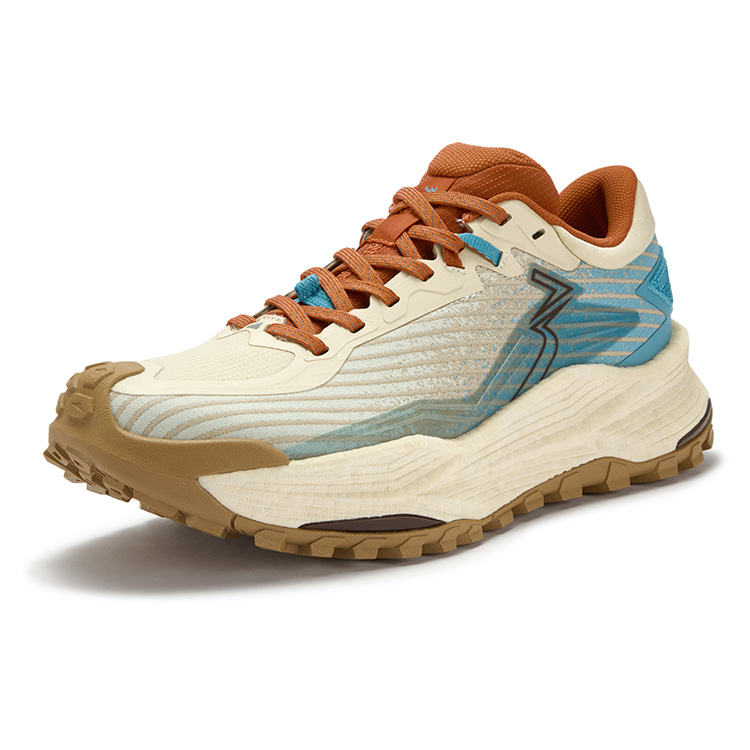 361° Wu Xia 2 Cushioning, Wear Resistant Low top Casual Running Shoes Men’s Light Wood Blue