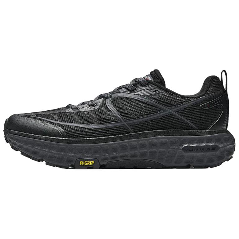Anta Abrasion Resistant Breathable Low top Casual Running Shoes Men’s Black